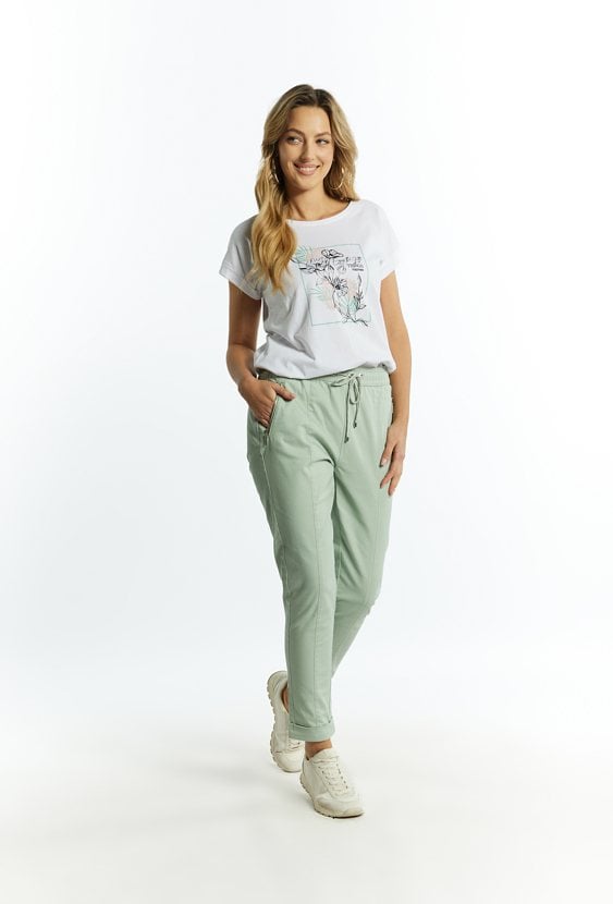 Spodnie damskie z gumką