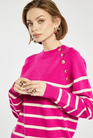 Sweter w paski
