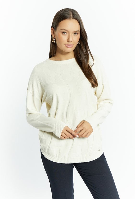 Wiskozowy sweter damski