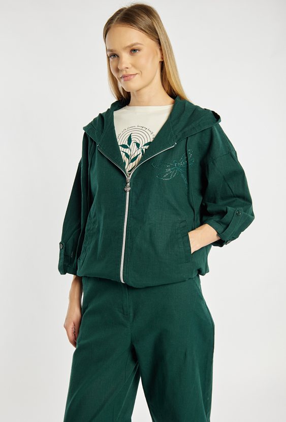 Bluza damska z lnem