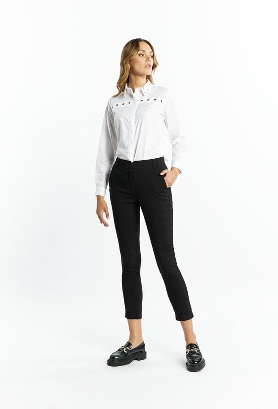 Wiskozowe spodnie damskie