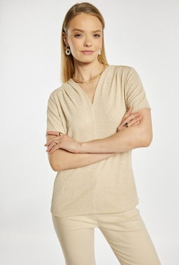 Bluzka damska z dekoltem 