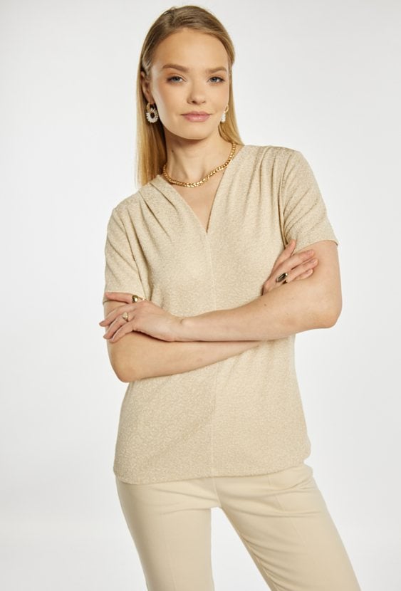 Bluzka damska z dekoltem 