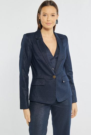 Marynarka z dodatkiem lnu i bawełny