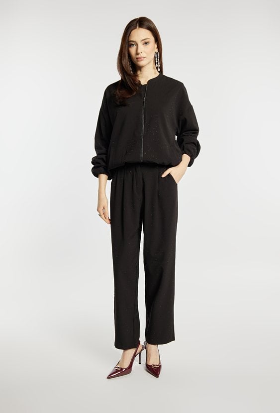 Eleganckie spodnie z połyskiem