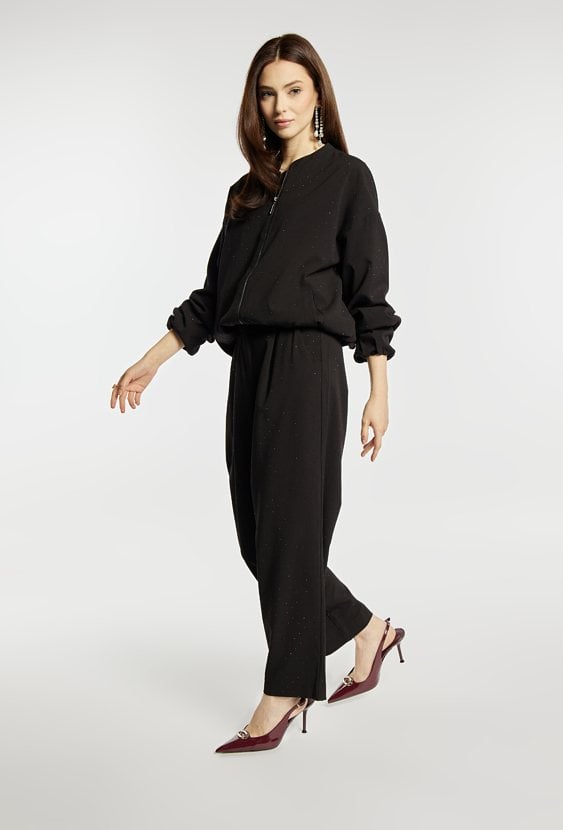 Eleganckie spodnie z połyskiem