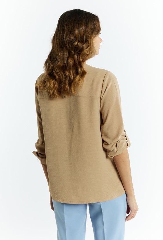 Koszulowa bluzka damska