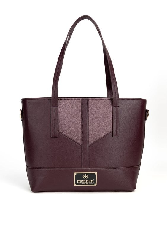 Duża torba z paskiem w zestawie