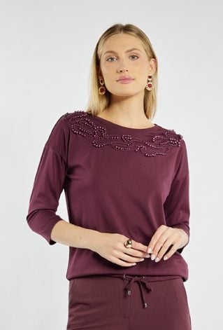 Bluzka z koralikami
