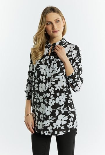 Wzorzysta koszula damska