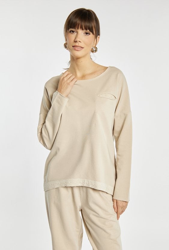 Bluza damska z kieszonką