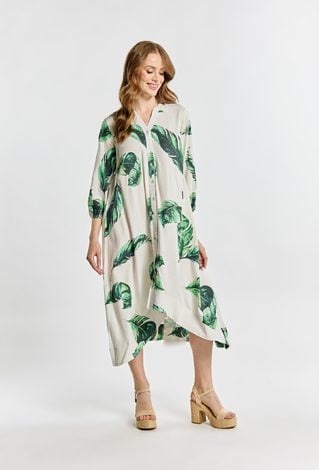 Wzorzysta sukienka damska