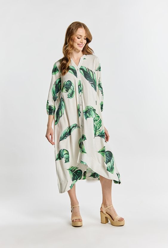 Wzorzysta sukienka damska