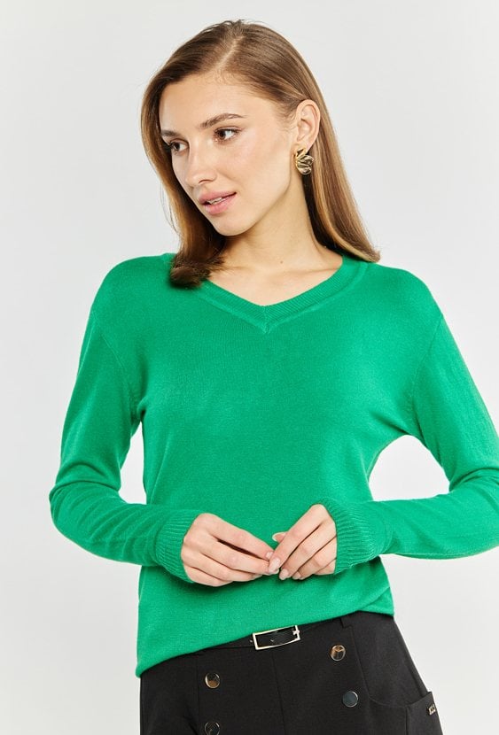 Dopasowany sweter damski