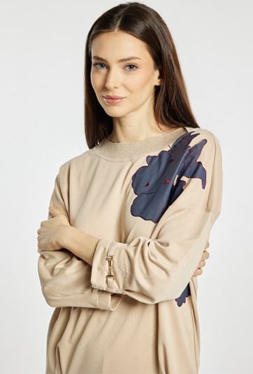 Bluza damska z wzorem