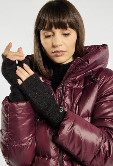 Rękawiczki bez palców z aplikacjami