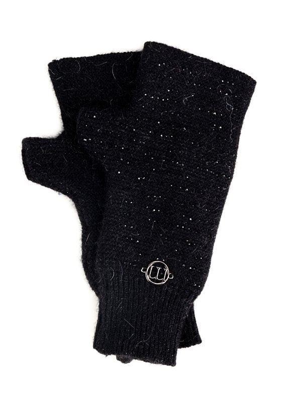 Rękawiczki bez palców z aplikacjami