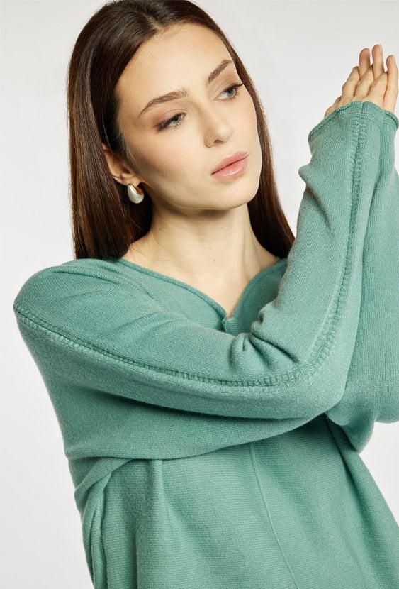 Sweter damski z wiskozą