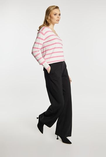 Sweter damski w paski