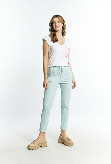 Spodnie damskie z gumką