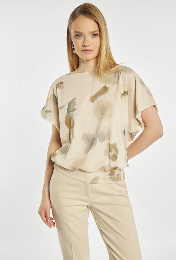 Bluzka damska z wzorem