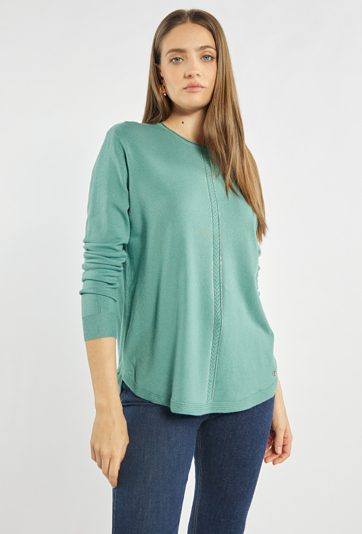 Sweter damski z połyskiem