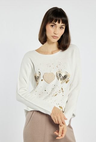 Sweter z wzorem