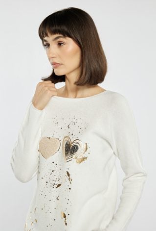 Sweter z wzorem