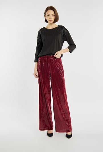 Luźny T-shirt damski