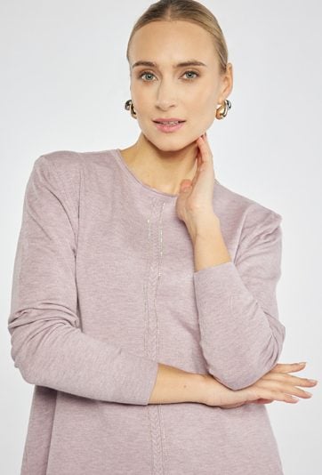 Sweter damski z połyskiem