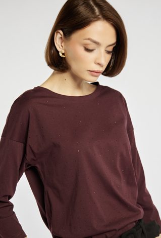 T-shirt z połyskiem