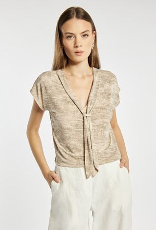 Bluzka z wiązaniem