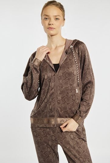 Wzorzysta sportowa bluza