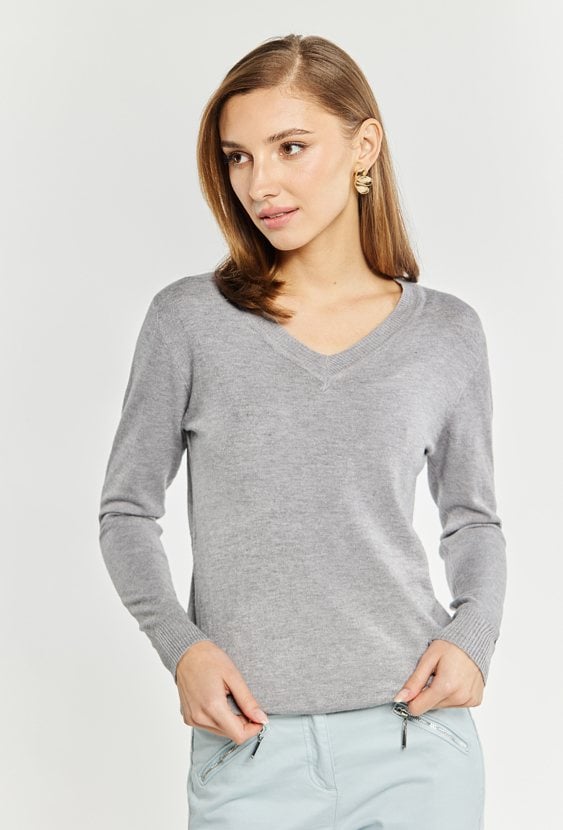 Dopasowany sweter damski