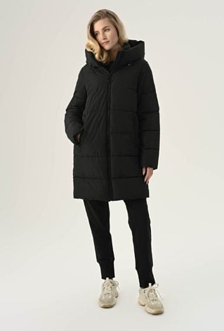 Czarna pikowana kurtka