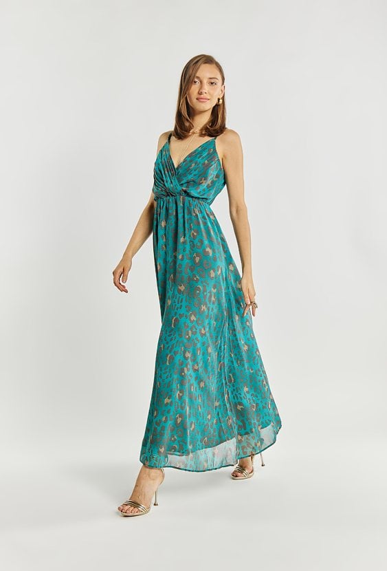 Wzorzysta sukienka damska