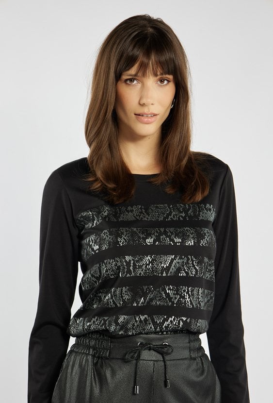 Bluzka damska z wzorem