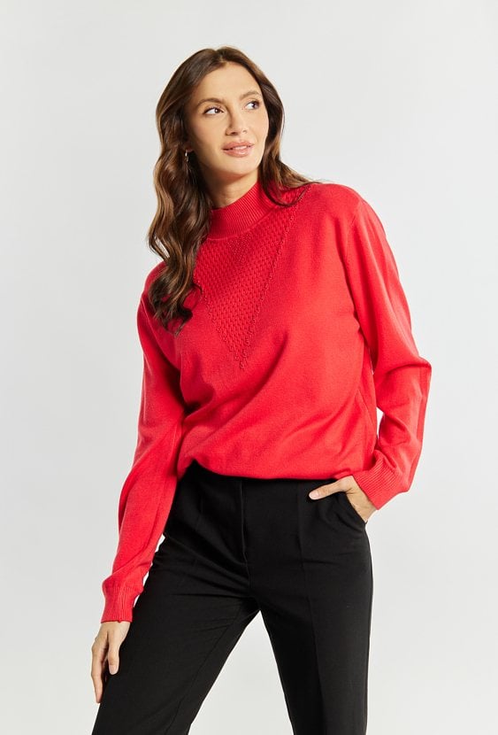 Sweter damski z dżetami