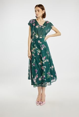 Spódnica damska w kwiaty