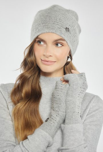 Rękawiczki bez palców z aplikacjami