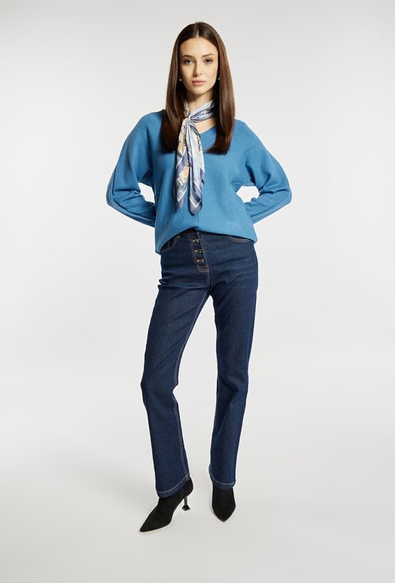 Sweter damski z wiskozą