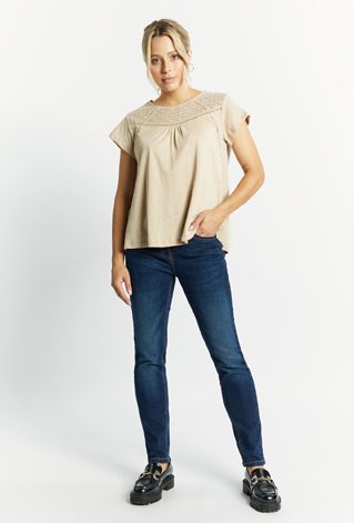 Dopasowane jeansy damskie