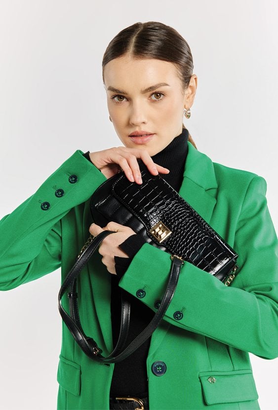 Mała kopertowa torba damska