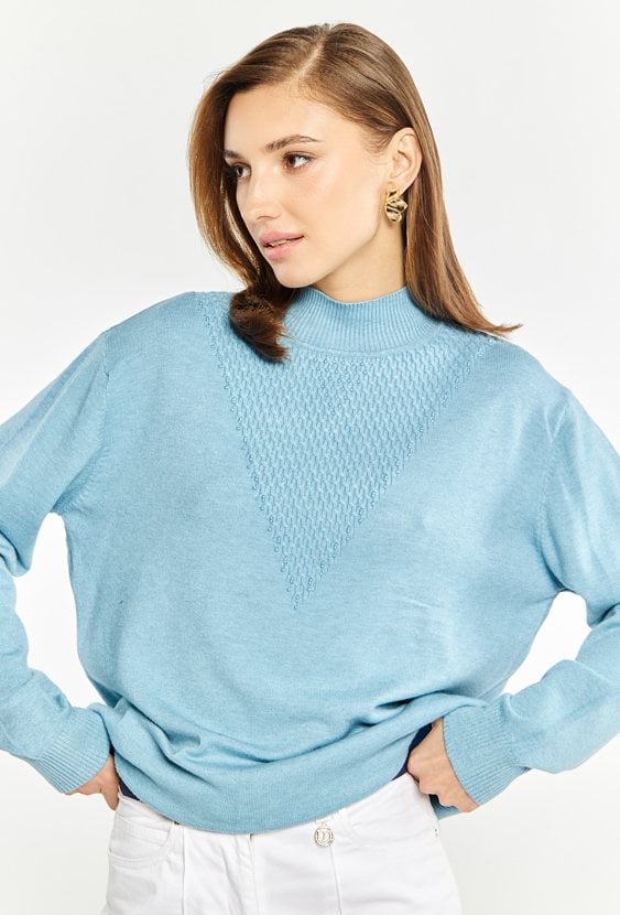Sweter damski z dżetami