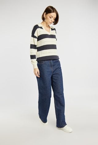 Spodnie jeansowe z szeroką nogawką