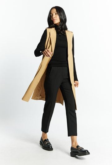 Elegancka kamizelka z paskiem