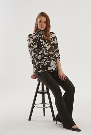 Elegancka bluzka z szarfą