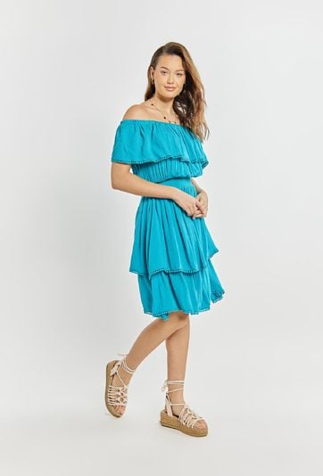 Zwiewna sukienka typu hiszpanka