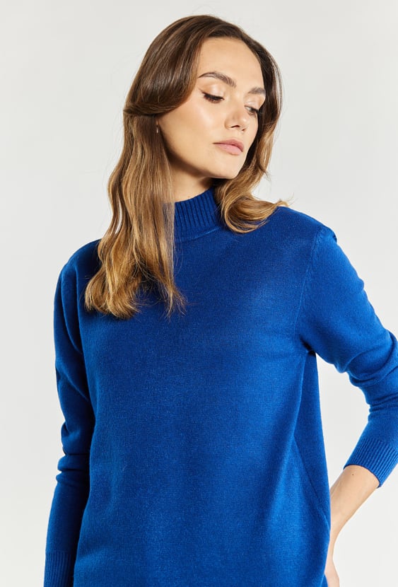 Sweter damski z półgolfem