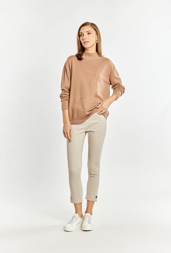 Sweter damski z dżetami